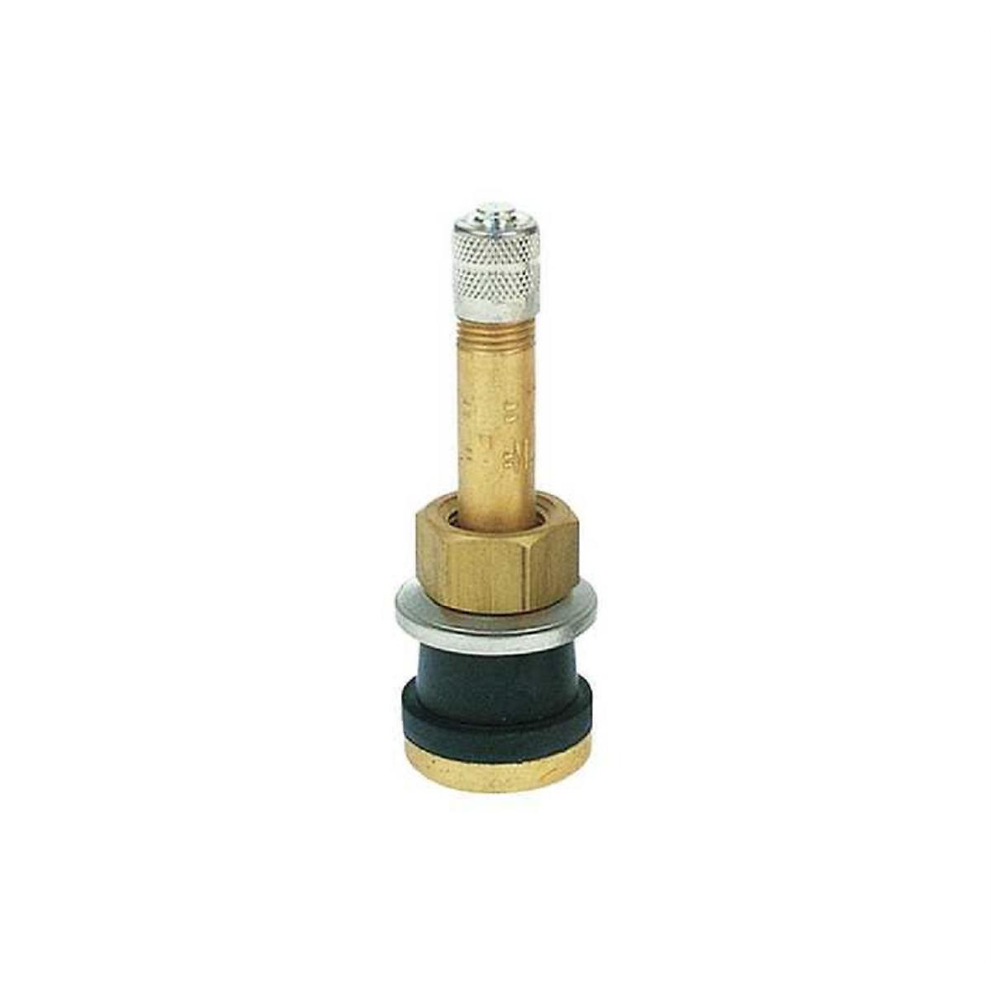 Haltec Tubeless Truck Tire Valve — 0.625in. Diameter, Straight Clamp-In, Bag of 10, Model# HALTV-500A